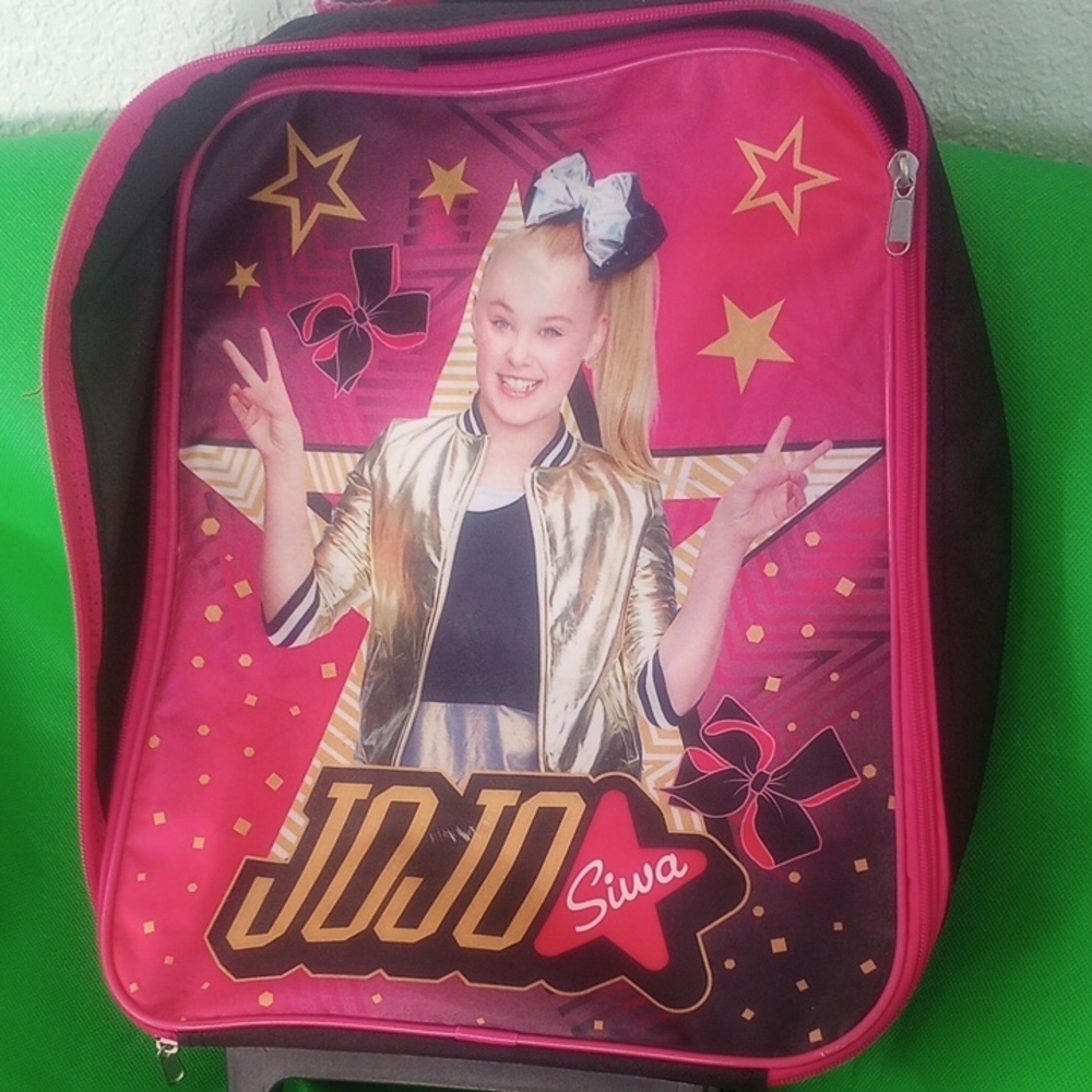 JoJo Siwa Pink and Gold Starry Backpack With Matching Duffle Bag Set